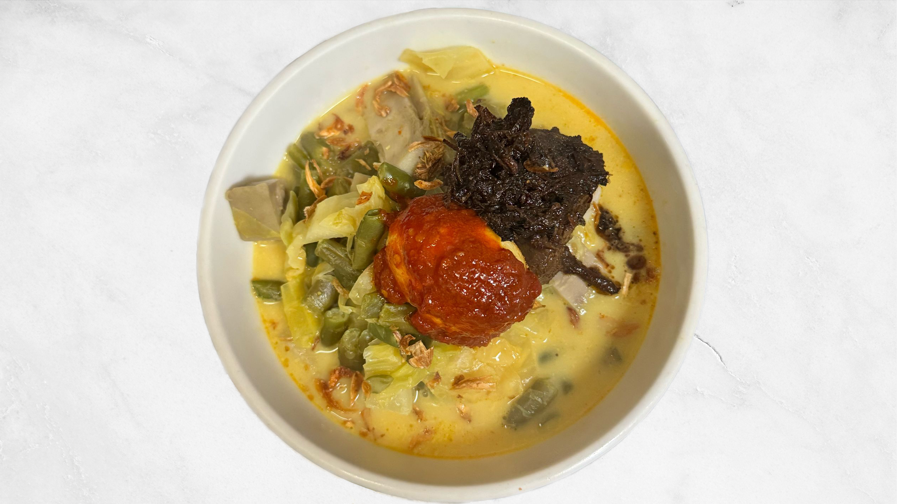20. Lontong Sayur Padang — $18.50 – Toko Rame Indonesian Halal Restaurant